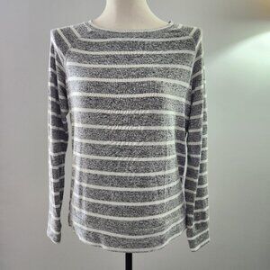 Mix by 41 Hawthorn grey and white stripe sweater - Size M